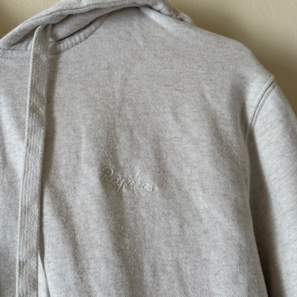 Rapha Zip Sweater Jacket Ivory Women's Size XL - Picture 4 of 5